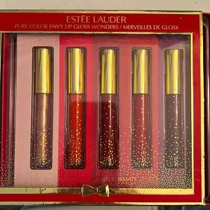 Estée Lauder pure color envy lip gloss wonders set 5 full size